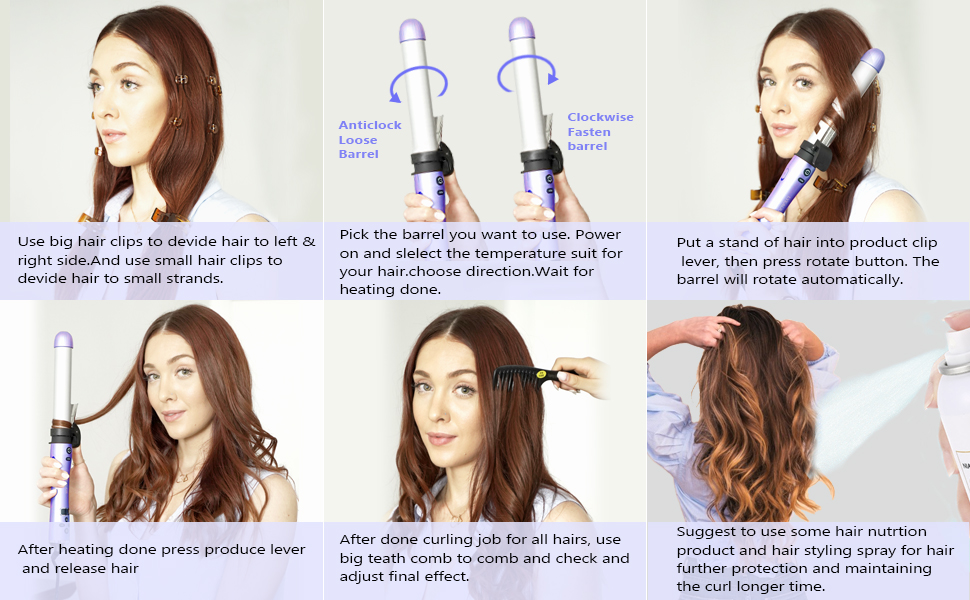 How To Use Beach Wave Rotating Hair Curling