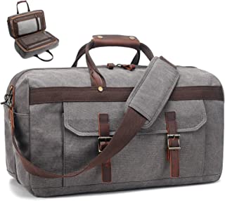 Waterproof Leather Canvas Duffle Bag 
Best Travel Bags for Men & Women