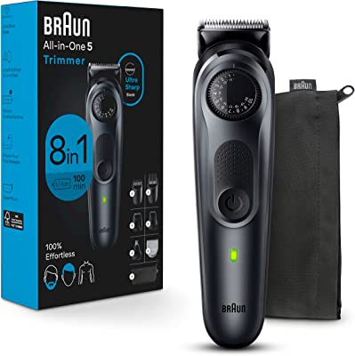 this image preserves to the top 5 trimmers for men in 2023 of Braun All-in-One Style Kit Series 5 5490 