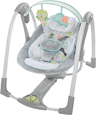 this image preserves to Ingenuity Swing 'n Go 5-Speed Baby Swing in top 5 baby swings of 2023