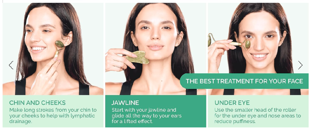 PLANTIFIQUE Jade Roller for Face 