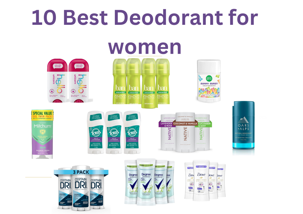 10 Best Deodorant for women